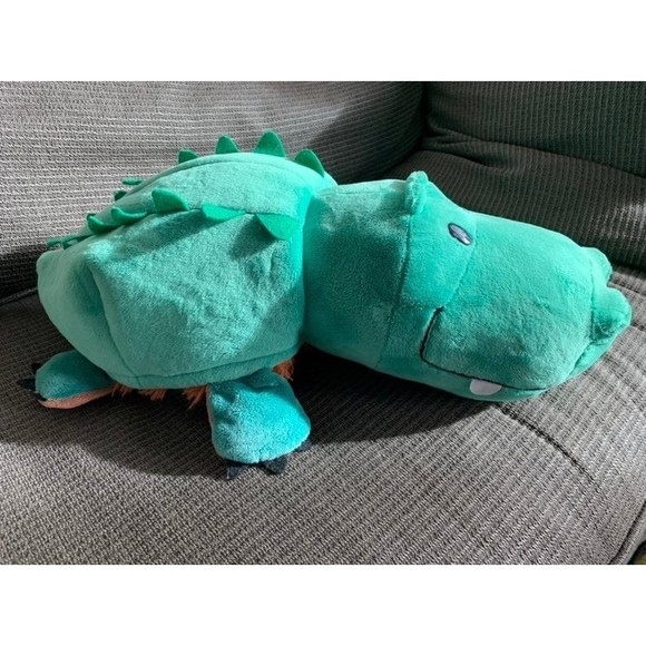 Flip A Zoo Alligator Bear Plush Stuffed Toy EUC - Picture 3 of 9